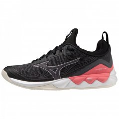 Mizuno Wave Luminous 2 Netball Shoes Blk/Ebony/Coral
