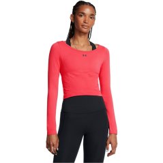 Under Armour Vanish Train Seamless Long Sleeve Top Red