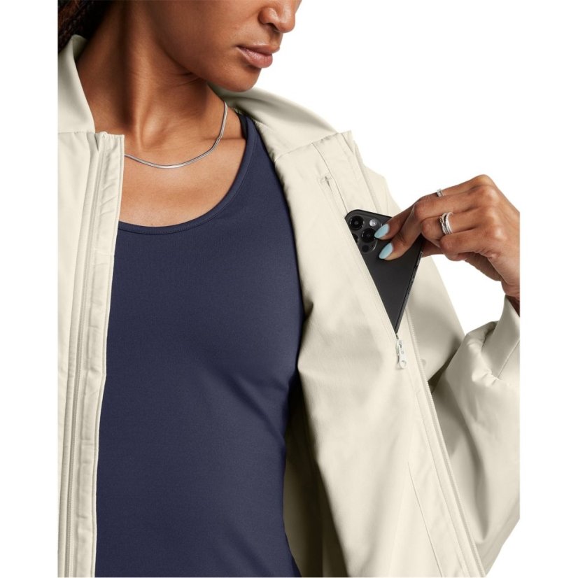 Under Armour Women's Inulated Unstoppable Water-repellent Bomber Jacket White
