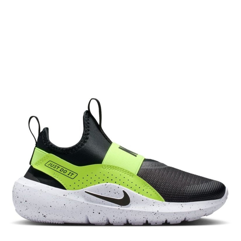 Nike Flex Runner 4 Shoes Childrens Black/Volt
