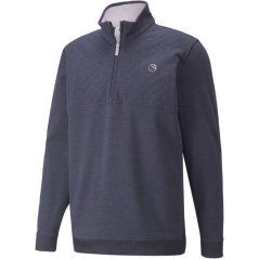 Puma Ap Cloudspun Castle quarter Zip Fleece Mens Nvyblzrheath