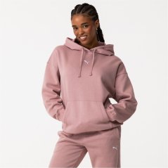 Puma Women's Essentials Oversized Hoodie Mauve