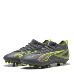Puma Unisex Kids Ultra Match Firm Ground Football Boots Matte Silver