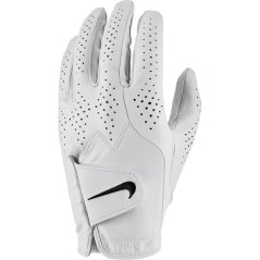 Nike Men's Tour Classic IV Leather Golf Gloves Pearl White/Blk