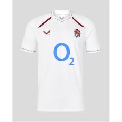 Castore Mens England Rugby Home Shirt 2026 Classic White