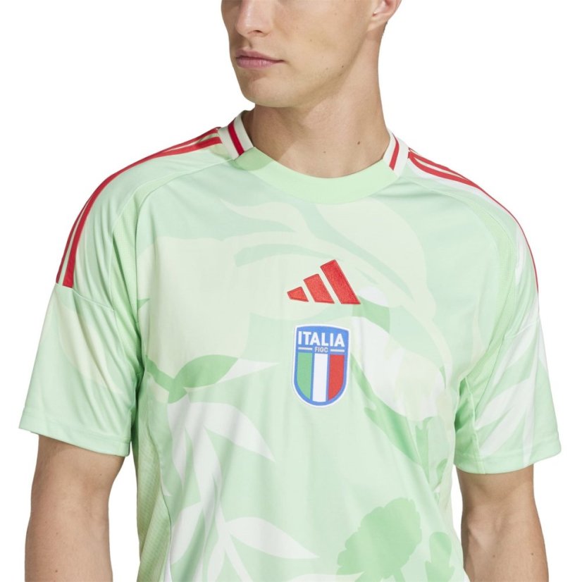adidas Italy Away Shirt 2025 Mens Glory Mint