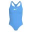 Nike Swoosh Swimsuit Junior Girls University Blue