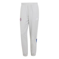adidas FC Bayern UBP Tracksuit Bottoms Adults Light Grey
