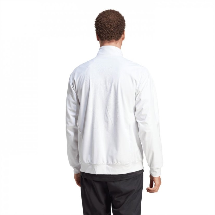 adidas Tennis Velour Pro Jacket Mens White