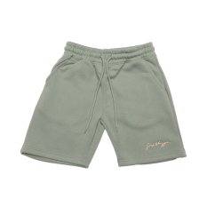 Hype Unisex Kids' Oversized Jersey Jogger Shorts Moss