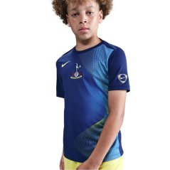 Nike Tottenham Hotspur Third Pre-Match Shirt 2025 2026 Juniors Blue/Yellow
