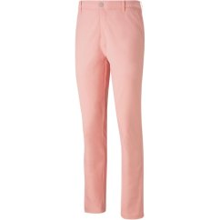 Puma Dealer Tailored Pant Golf Trouser Mens Flamingo Pin