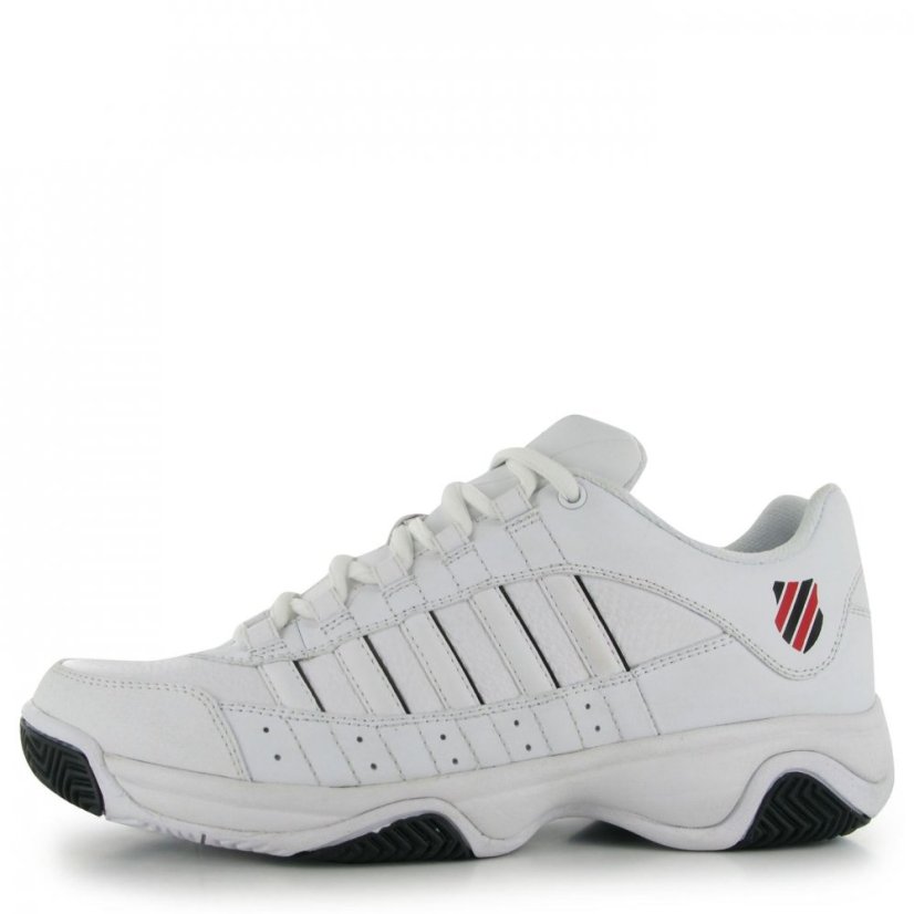 K Swiss K Court Blast pánská tenisová obuv White/Black/Red