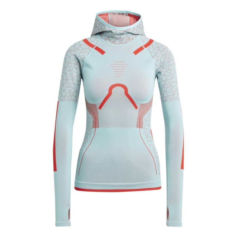 adidas Women's Long Sleeve Performance Hoodie Green