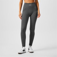 USA Pro USAPro Ribbed Leggings Womens Espresso Marl