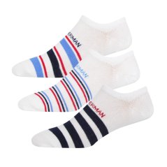 Ben Sherman Timtan 3pk Sk Sn99 White Stripe