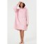 Linea Plain Snuggle Hoodie Pink