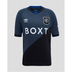 Umbro Rangers Third Shirt 2025 2026 Juniors Black/Grey