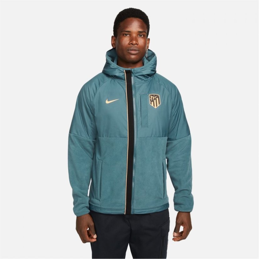 Nike Madrid AWF Men's Winterized Full-Zip Soccer Jacket Green/Black