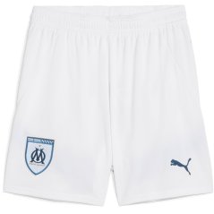 Puma Olympique De Marseille Home Shorts 2024 2025 Juniors White