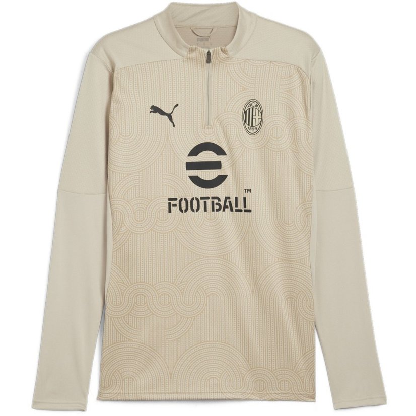 Puma AC Milan Pre Match Drill Top 2024 2025 Adults Beige