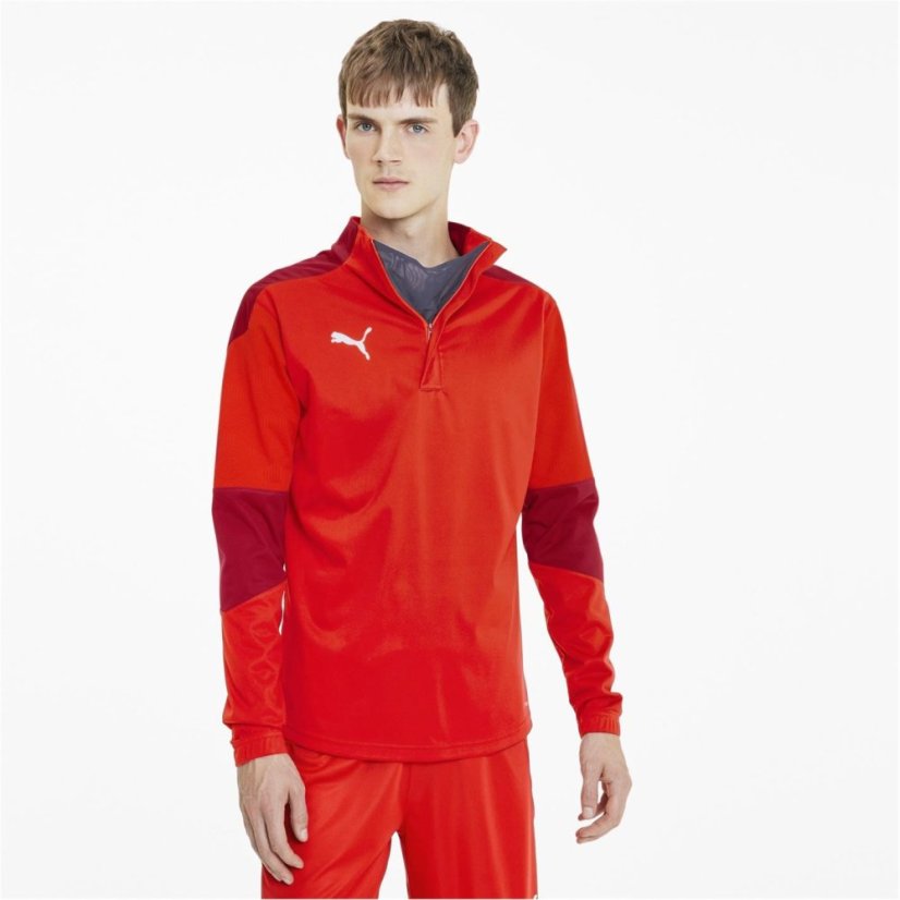 Puma 21 Rain Zip Top Mens Puma Red