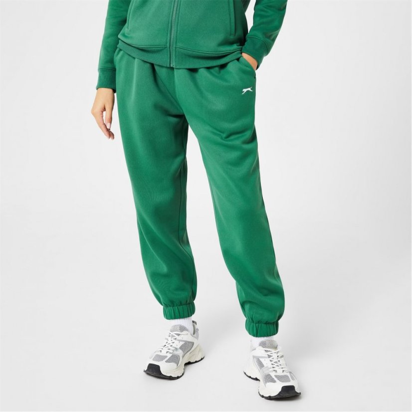 Slazenger Closed Hem Fleece Pants Womens Green