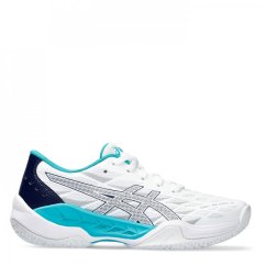 Asics GEL-Blast 3 Junior Netball Shoes White/Blue