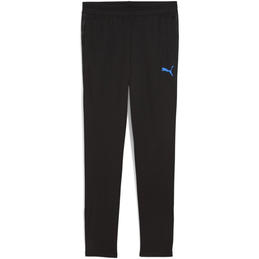 Puma Individual Cup Tracksuit Bottoms Juniors Black/Blue