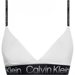 Calvin Klein Performance Logo Low Support Sports Bra Bright White