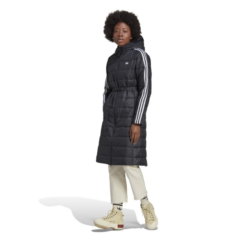 adidas Longline Slim Jacket Ladies BLACK