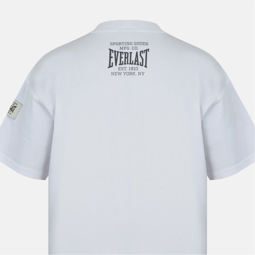 Everlast Men's NYC Logo Oversized T-Shirt White