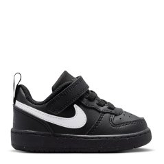 Nike Court Borough Low 2 Baby/Toddler Shoe Black/White