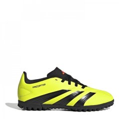 adidas Predator 24 Club Childrens Astro Turf Football Boots Yellow/Blk/Red