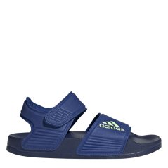 adidas Adilette Sandal K Sliders Unisex Adults Blue/Grn Spark