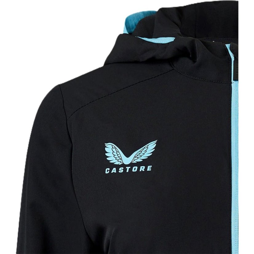 Castore Unisex Kids' Licensed Rain Anorak Jacket Brilliant White