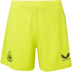Castore Women's Domestic Football Shorts AcidLime/Caviar