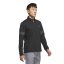 adidas 3 Stripe Zip Top Mens White/Black