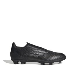 adidas F50 League Laceless Firm Ground Football Boots Black/Silver