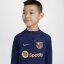 Nike Barcelona Pre Match Drill Top 2024 2025 Juniors Blue