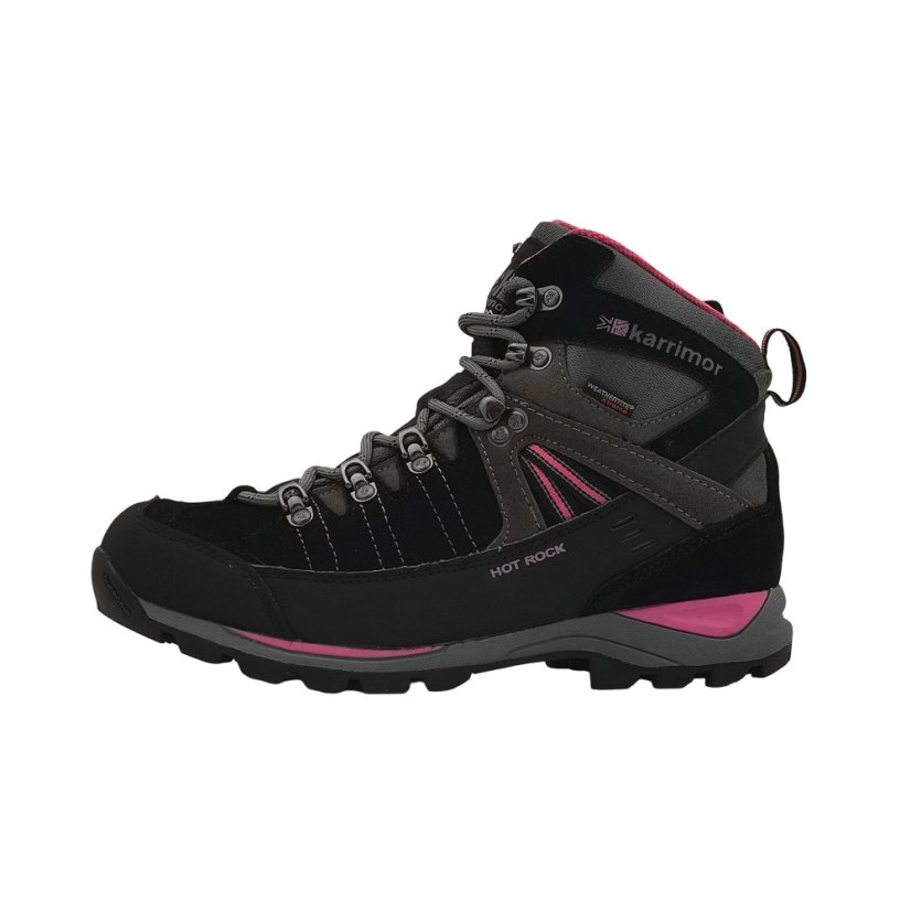 Karrimor Hot Rock Ladies Walking Boots Charcoal/Pink