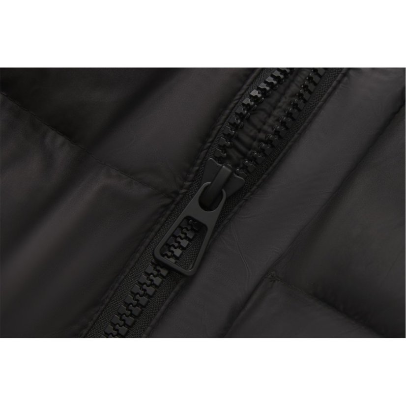 Firetrap Women's Duck Down Knee Length Hooded Down Jacket Black