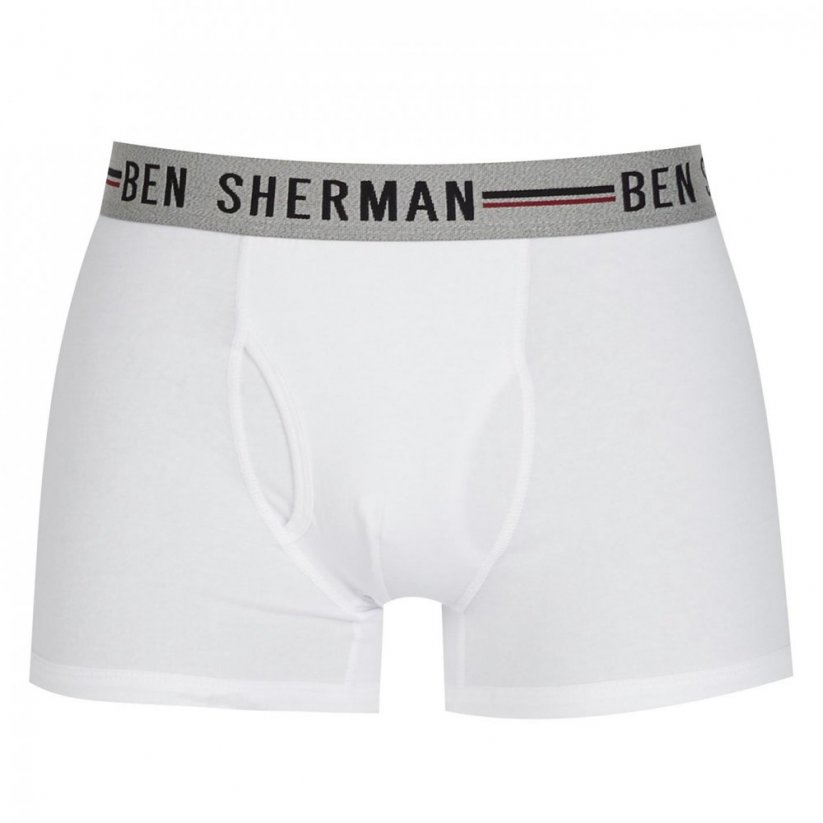 Ben Sherman 3 Pack Chase Boxer Sort Blk/Wht/Gry