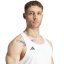 adidas Adizero Essentials Running Tank Top Mens White