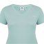 Slazenger V Neck T Shirt Ladies Sage Green