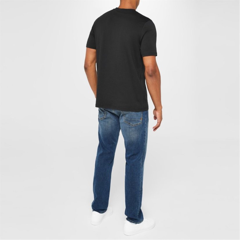 Donnay Three Pack V Neck pánské tričko Black
