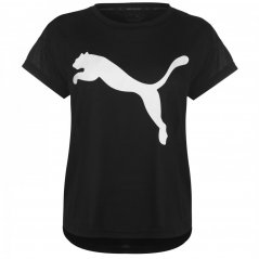 Puma Urban Sports T Shirt Ladies Black/White