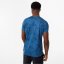 Everlast Stretch Mesh Tee Mens Dusky Blue