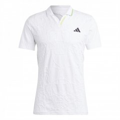 adidas AEROREADY FreeLift Pro Tennis pánské polo tričko White