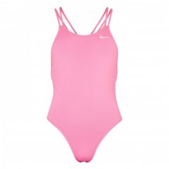 Nike Spider Back Swimsuit Womens Polarized Pink